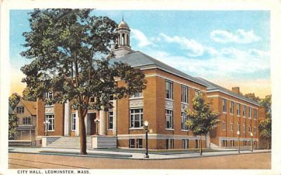City HallLeominster, Massachusetts Postcard