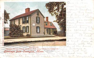 Clark HouseLexington, Massachusetts Postcard
