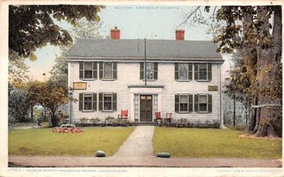 House of Marrett & Nathan MunroeLexington, Massachusetts Postcard