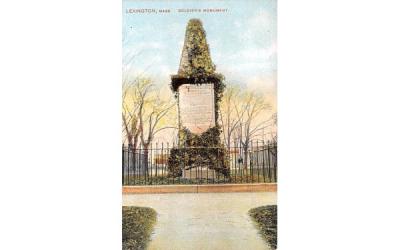 Soldier's MonumentLexington, Massachusetts Postcard