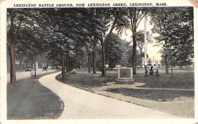 Lexington Battle Ground Massachusetts Postcard