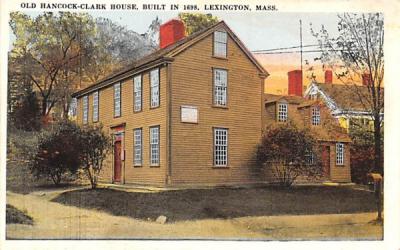 Old Hancock-Clark HouseLexington, Massachusetts Postcard