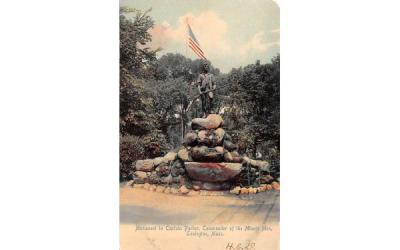 Monument to Capt. ParkerLexington, Massachusetts Postcard