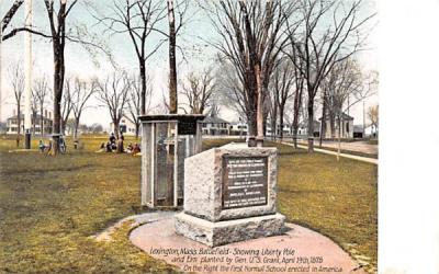 Lexington Battlefield Massachusetts Postcard
