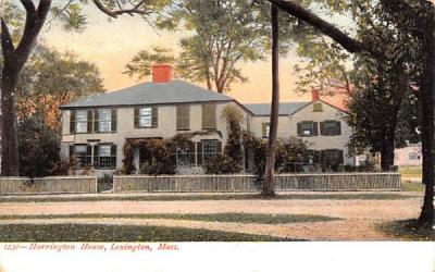 Harrington HouseLexington, Massachusetts Postcard