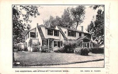 The HomesteadLexington, Massachusetts Postcard