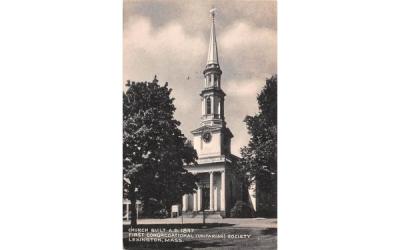 Church Built A.D. 1847Lexington, Massachusetts Postcard