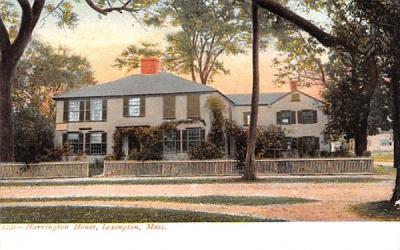 Harrington HouseLexington, Massachusetts Postcard