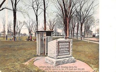 Lexington Battlefield Massachusetts Postcard