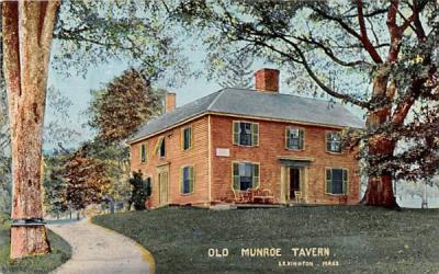 Old Munroe TavernLexington, Massachusetts Postcard