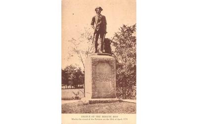 Statue of Minute ManLexington, Massachusetts Postcard