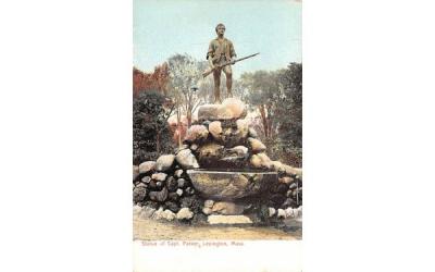 Statue of Capt. John ParkerLexington, Massachusetts Postcard