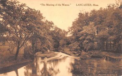 The Meeting of the Waters - Lancaster, Massachusetts MA Postcard