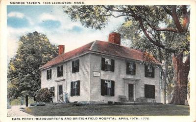 Munroe TavernLexington, Massachusetts Postcard
