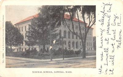 Normal SchoolLowell, Massachusetts Postcard