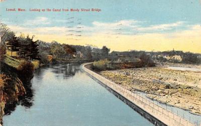 Canal from Moody St. BridgeLowell, Massachusetts Postcard