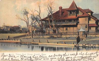 Vesper Boat HouseLowell, Massachusetts Postcard