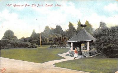 Well House at Fort Hill ParkLowell, Massachusetts Postcard