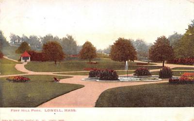 Fort Hill ParkLowell, Massachusetts Postcard