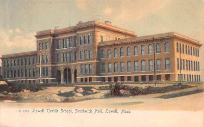 Lowell Textile School Massachusetts Postcard