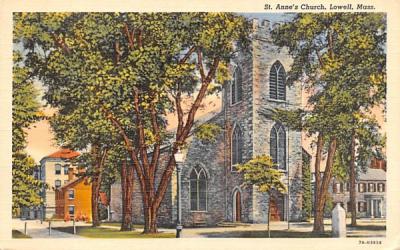 St. Anne's ChurchLowell, Massachusetts Postcard