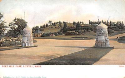 Fort Hill ParkLowell, Massachusetts Postcard