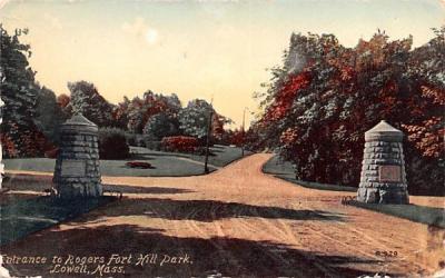Rogers Fort Hill ParkLowell, Massachusetts Postcard