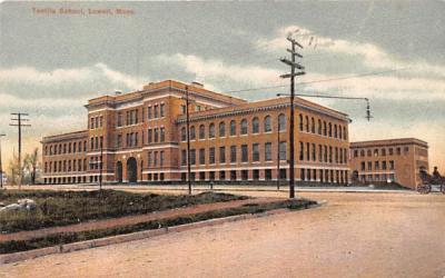 Textile SchoolLowell, Massachusetts Postcard