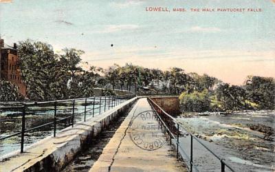 The Walk Pawtucket FallsLowell, Massachusetts Postcard