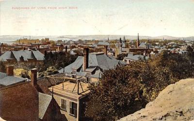 Panorama of Lynn Massachusetts Postcard