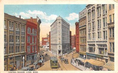 Central SquareLynn, Massachusetts Postcard