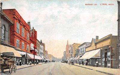 Market StreetLynn, Massachusetts Postcard
