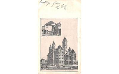 U.S. Custom House & Post OfficeLynn, Massachusetts Postcard