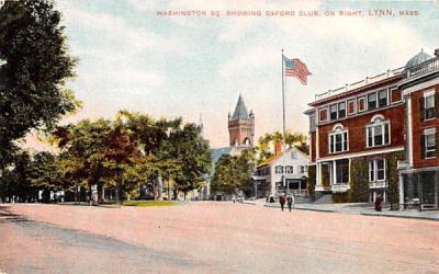 Washinton Sq.Lynn, Massachusetts Postcard