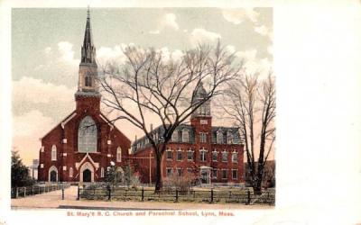 St. Mary's R.C. ChurchLynn, Massachusetts Postcard