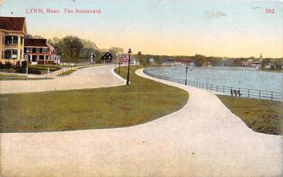 The BoulevardLynn, Massachusetts Postcard