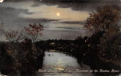 Moonlight on the Nashua River Leominster, Massachusetts Postcard