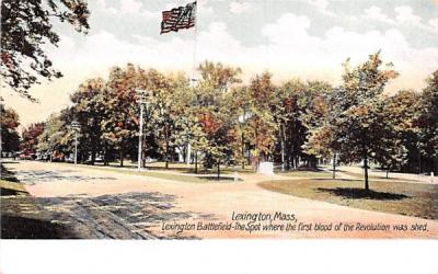 Lexingotn Battle  Lexington, Massachusetts Postcard