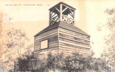 Ye Old Belfry Lexington, Massachusetts Postcard