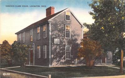 Hancock-Clarke House Lexington, Massachusetts Postcard