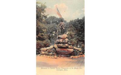 Monuement to Captain Parker Lexington, Massachusetts Postcard