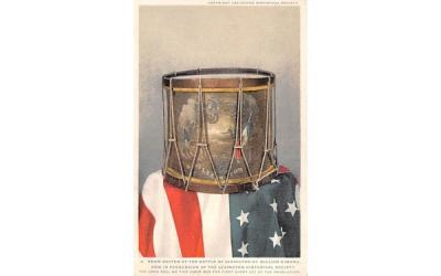 Drum Beaten at the Battle of Lexington Massachusetts Postcard