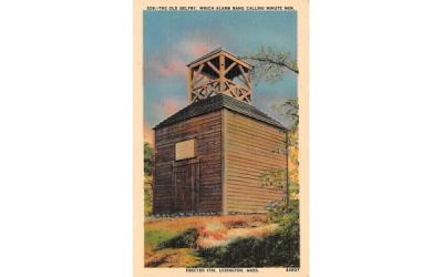 The Old Belfry  Lexington, Massachusetts Postcard