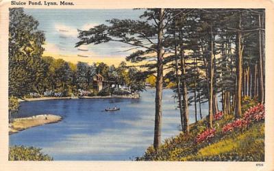 Sluice Pond Lynn, Massachusetts Postcard