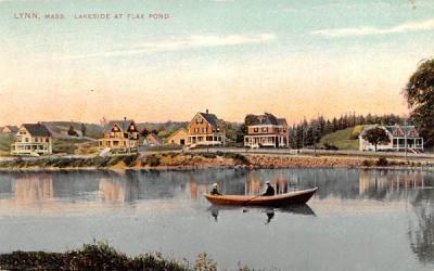 Lakeside at Flax Pond Lynn, Massachusetts Postcard