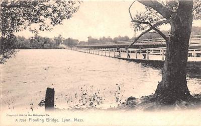 Floating Bridge Lynn, Massachusetts Postcard