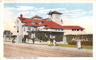 State Bath House Lynn, Massachusetts Postcard