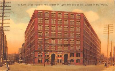 A Lynn Shoe Factory Massachusetts Postcard