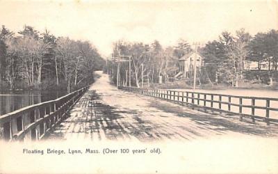 Floating Briege Lynn, Massachusetts Postcard