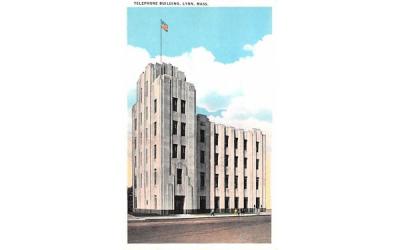 Telephone Building Lynn, Massachusetts Postcard